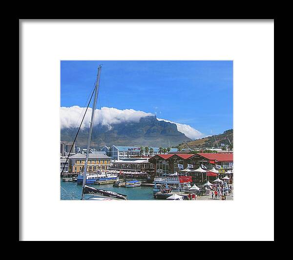 Cape Town Framed Print featuring the photograph Cape Town Harbor by Rebecca Herranen
