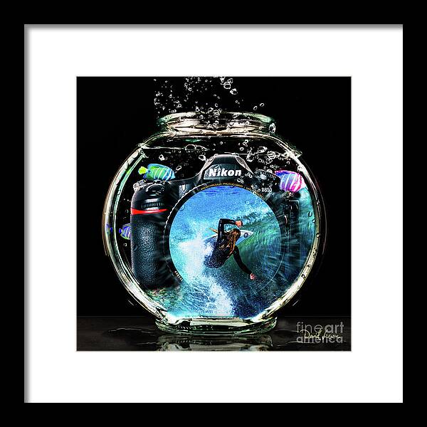 Breakthrough Photography Framed Print featuring the photograph Captured and Preserved in Camera and Fishbowl by David Levin