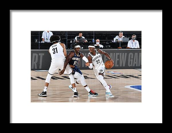 Nba Pro Basketball Framed Print featuring the photograph Caris Levert by Jesse D. Garrabrant