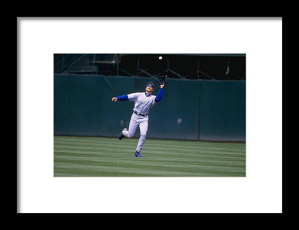 American League Baseball Framed Print featuring the photograph Carlos Beltran by Jed Jacobsohn
