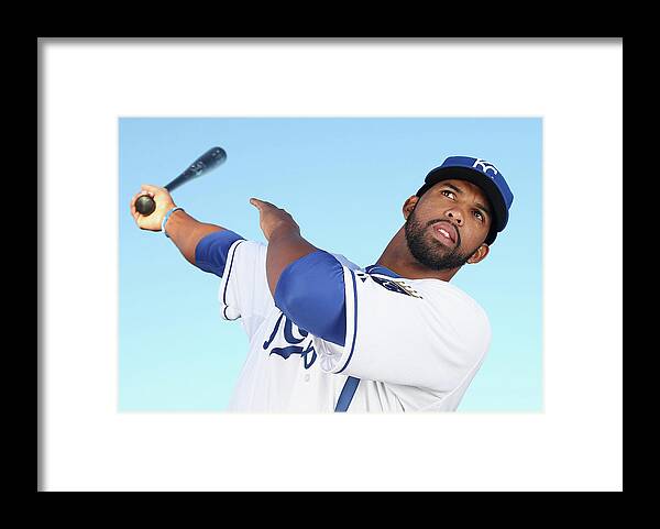 Media Day Framed Print featuring the photograph Carlos Peguero by Christian Petersen