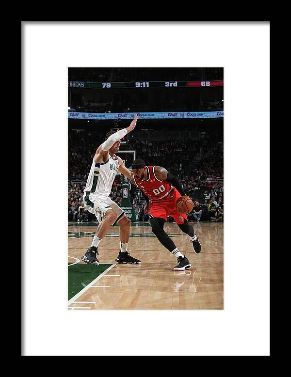 Carmelo Anthony Framed Print featuring the photograph Carmelo Anthony by Gary Dineen