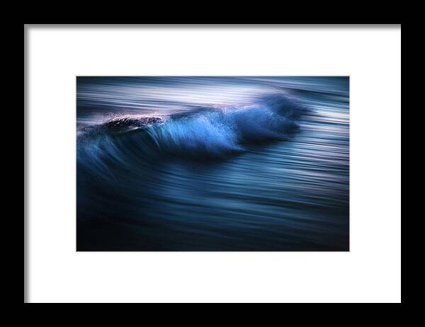 Ocean Framed Print featuring the photograph Carried Away by Sina Ritter