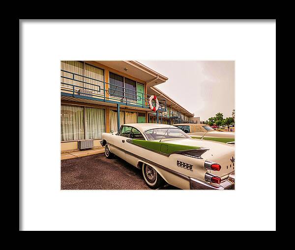 Cars Framed Print featuring the photograph Cars at the National Civil Rights Museum 288 by James C Richardson