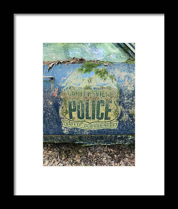 Classic Framed Print featuring the photograph Cartersville Police Department by George Strohl