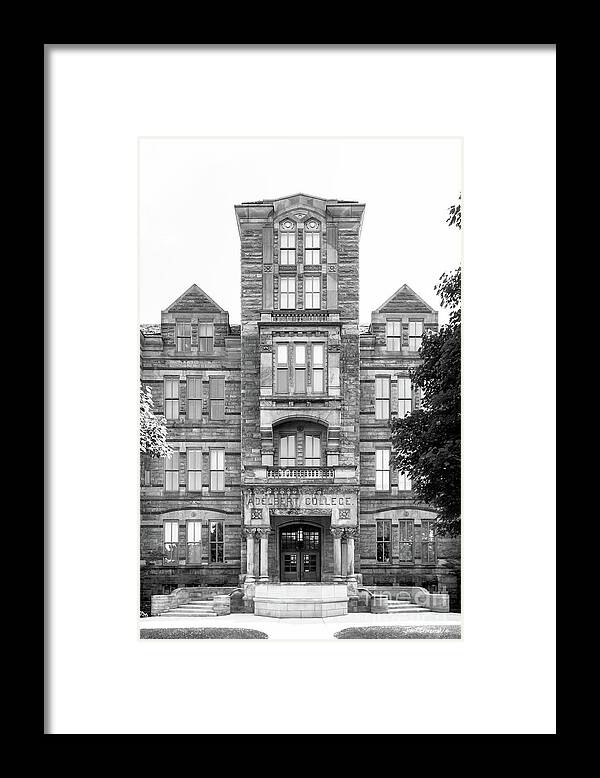 Case Western Reserve Framed Print featuring the photograph Case Western Reserve University Adelbert Hall by University Icons