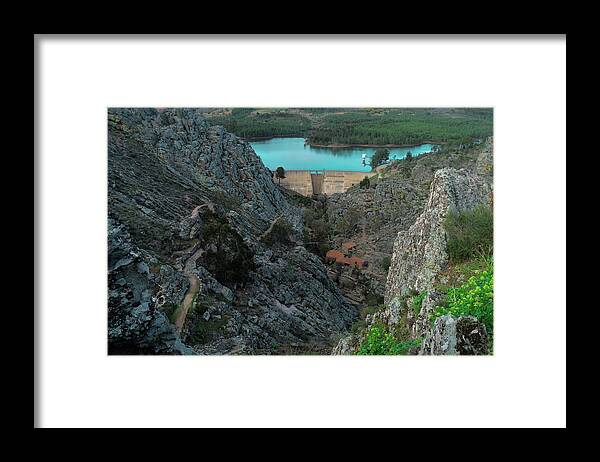 Portugal Framed Print featuring the photograph Castle of Penha Garcia view by Angelo DeVal