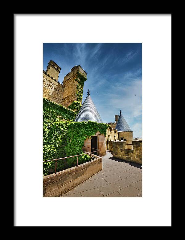 Castle Framed Print featuring the photograph Castle rampart by Micah Offman