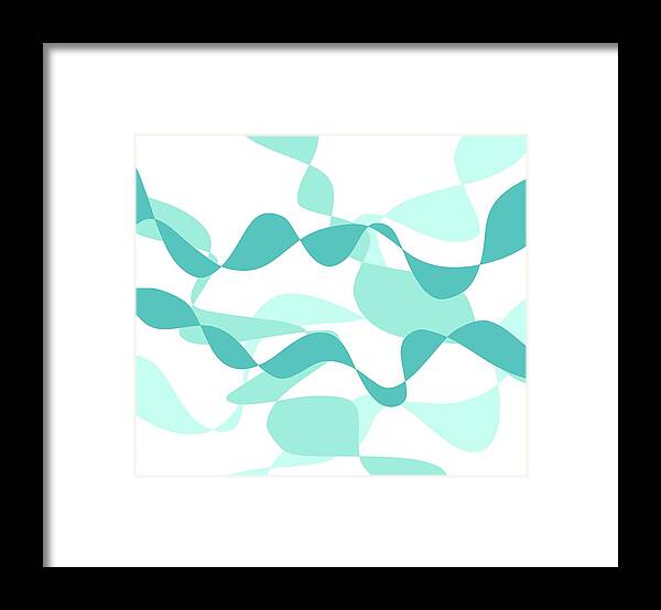 Catching Framed Print featuring the digital art Catching a Breeze by Angie Tirado