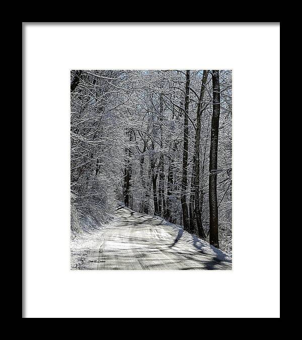 Snow Framed Print featuring the photograph Cathedral of Snow by Dale R Carlson