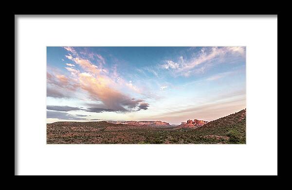 Cathedral Rock Framed Print featuring the photograph Cathedral Rock III by David Kleeman