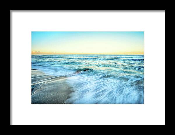 La Jolla Framed Print featuring the photograph Caught In The Flow La Jolla Coast by Joseph S Giacalone