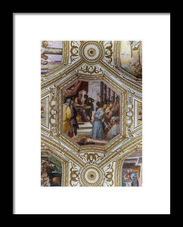 Amalfi Framed Print featuring the photograph Ceiling Art by David Downs