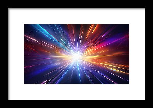 Near Death Experience Framed Print featuring the painting Celebration of Light and Spirit by Lourry Legarde