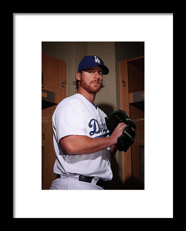 Media Day Framed Print featuring the photograph Chad Billingsley by Christian Petersen