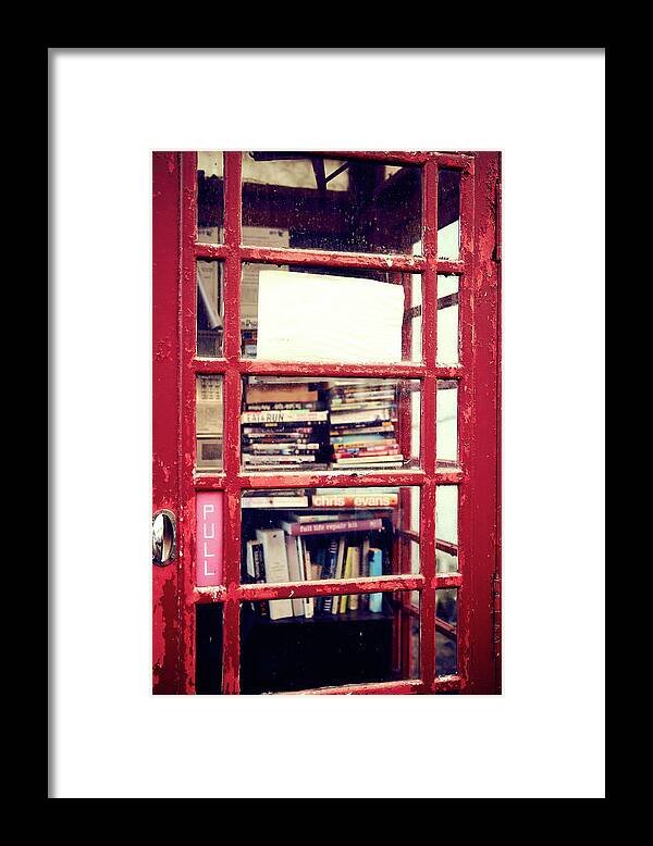 Red Framed Print featuring the photograph Changing Times by Gavin Lewis
