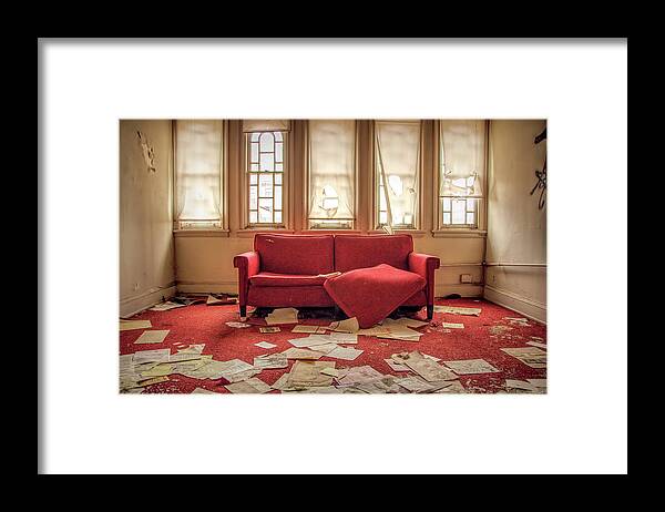 Wilkes Barre Framed Print featuring the photograph Chaos In The Lounge by Kristia Adams