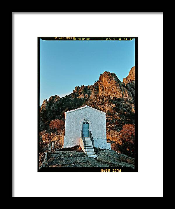 Panagia Kremniotissa Framed Print featuring the photograph Chapel on Samothrace by Ioannis Konstas