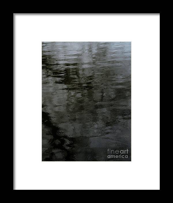  Framed Print featuring the photograph Charcoal Water by Mary Kobet
