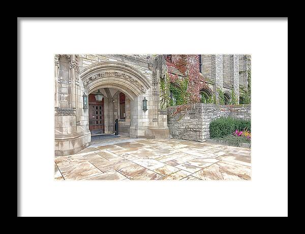 Charles Deering Memorial Library Framed Print featuring the photograph Charles Deering Memorial Library by Patty Colabuono
