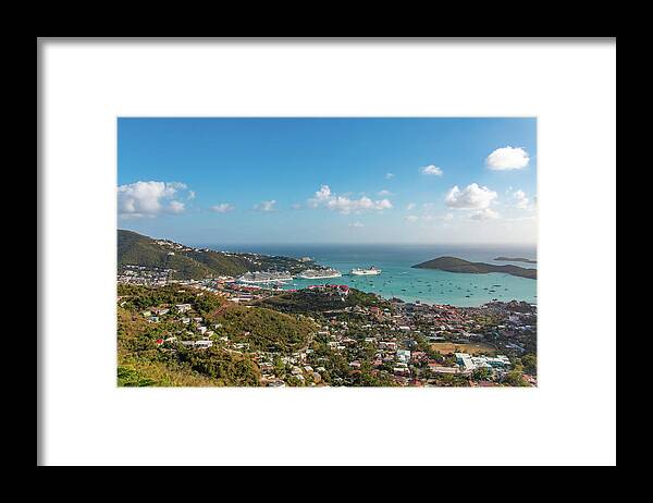 Charlotte Amalie Framed Print featuring the photograph Charlotte Amalie St. Thomas by Kristia Adams
