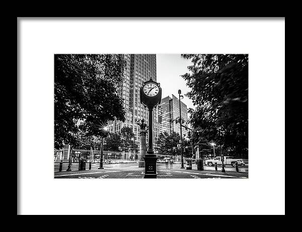 Buildings Framed Print featuring the photograph Charlotte Skyline 37 by Serge Skiba