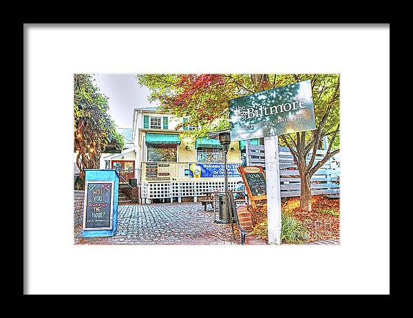 Vmi Framed Print featuring the photograph Charlottesville VA Virginia - THE BILTMORE - UVA - The Corner by Dave Lynch