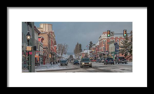 Colorado Framed Print featuring the photograph Charming Leadville, Colorado by Marcy Wielfaert