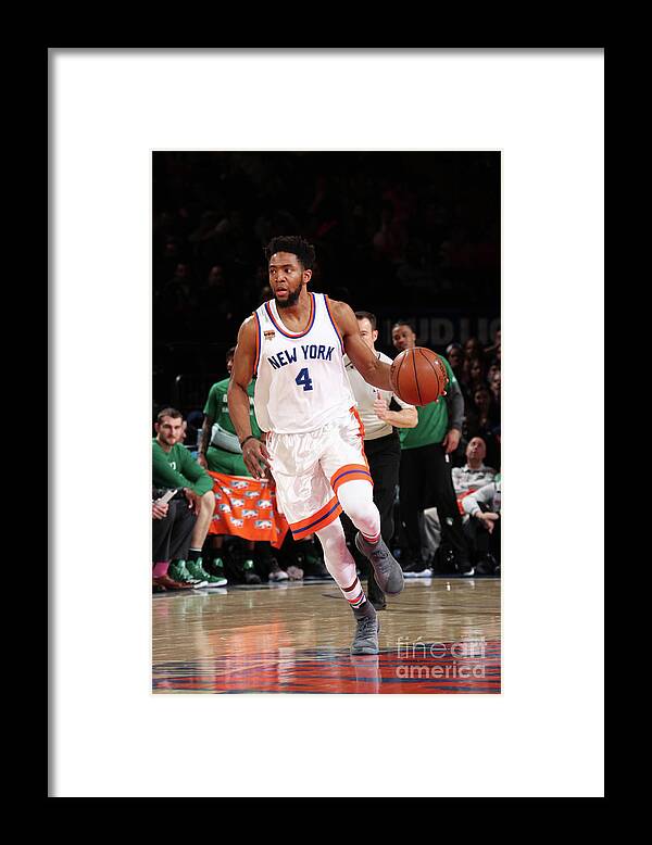 Chasson Randle Framed Print featuring the photograph Chasson Randle by Nathaniel S. Butler