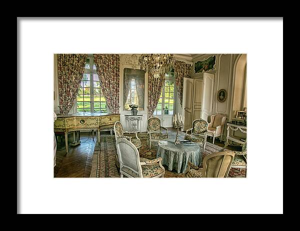 Chateau Framed Print featuring the photograph Chateau de Tocqueville 4 by Lisa Chorny