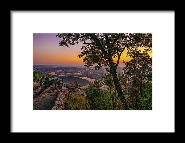 Chattanooga Framed Print featuring the photograph Chattanooga Sunrise by Erin K Images