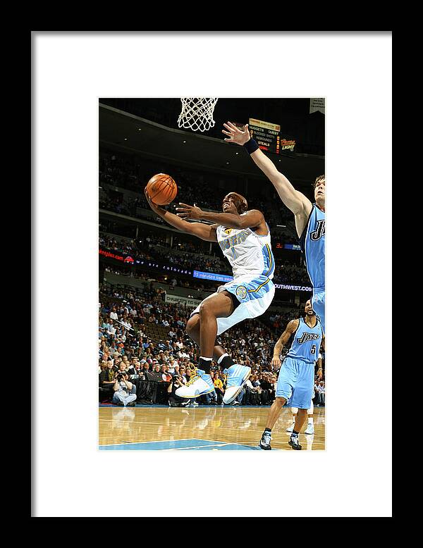 Nba Pro Basketball Framed Print featuring the photograph Chauncey Billups by Garrett Ellwood