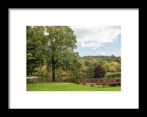 Chetola Lodge Framed Print featuring the photograph Chetola Lodge In The Fall by Cynthia Wolfe