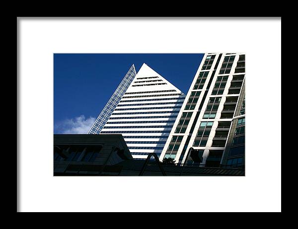Architecture Framed Print featuring the photograph Chicago Architectural Lines by Patrick Malon