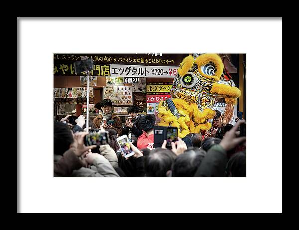 Cameras Framed Print featuring the photograph Chinese New Year 2 by Bill Chizek