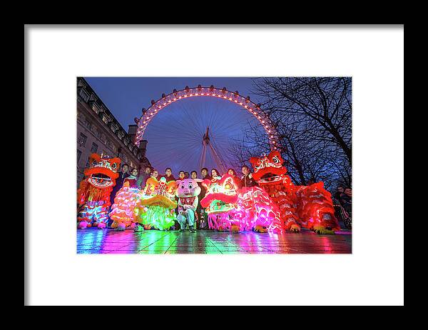 Chinese Framed Print featuring the photograph Chinese New Year 2019 by Andrew Lalchan