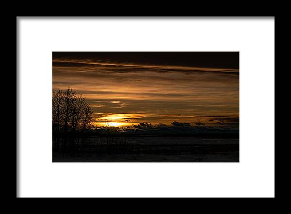  Framed Print featuring the photograph Chinook Sunset 2 by Phil And Karen Rispin