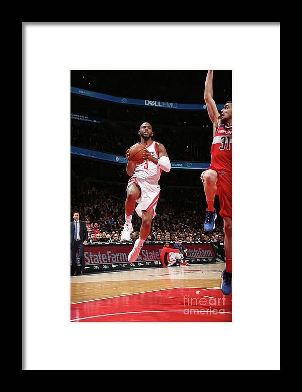 Nba Pro Basketball Framed Print featuring the photograph Chris Paul by Ned Dishman