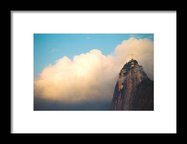 Brazil Framed Print featuring the photograph Christ The Redeemer by Claude Taylor