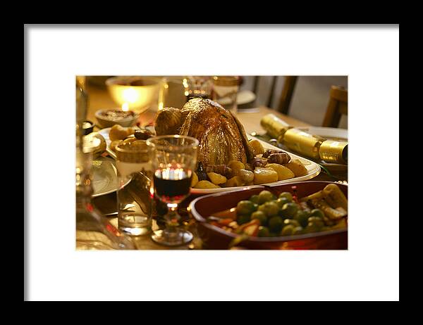 Alcohol Framed Print featuring the photograph Christmas Food by 10'000 Hours