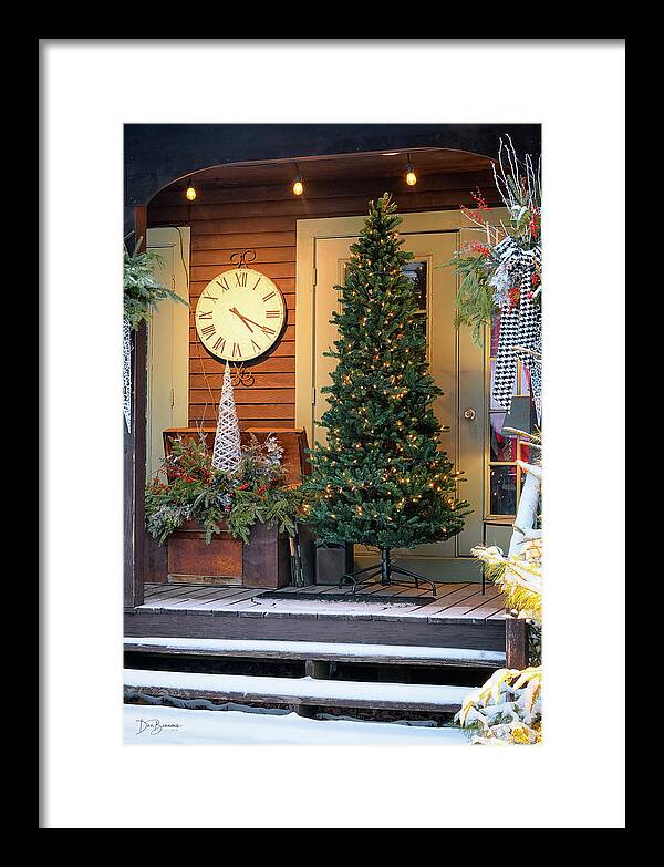 Christmas Framed Print featuring the photograph Christmas Time #5299 by Dan Beauvais