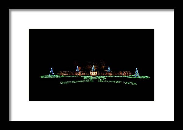 Christmas Tree Framed Print featuring the photograph Christmas Tree Lights by Louis Dallara