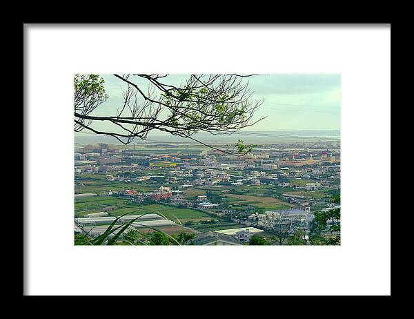 Overlook Framed Print featuring the photograph City Overlook by Eric Hafner