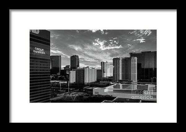 Vegas Framed Print featuring the photograph Cityscape of Las Vegas by Shelia Hunt
