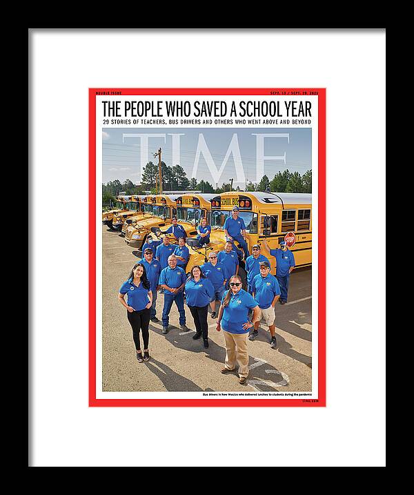 Education Framed Print featuring the photograph Class Acts - Education Heroes by Photograph by Damon Casarez for TIME