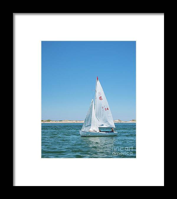 Sailboat Framed Print featuring the photograph Clear Skies for Sailing by Lorraine Cosgrove