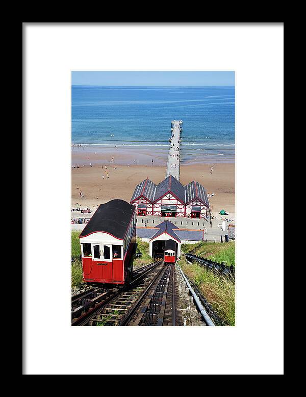 Cliff Framed Print featuring the photograph Cliff Tramway by Mark Sunderland