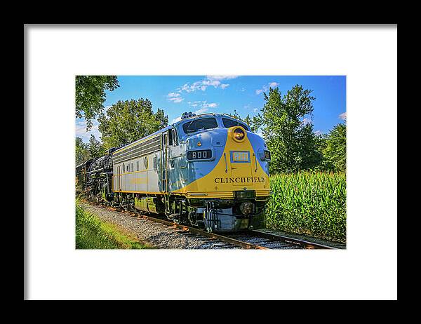 Clinchfield Framed Print featuring the photograph Clinchfield No 800 by Dale R Carlson