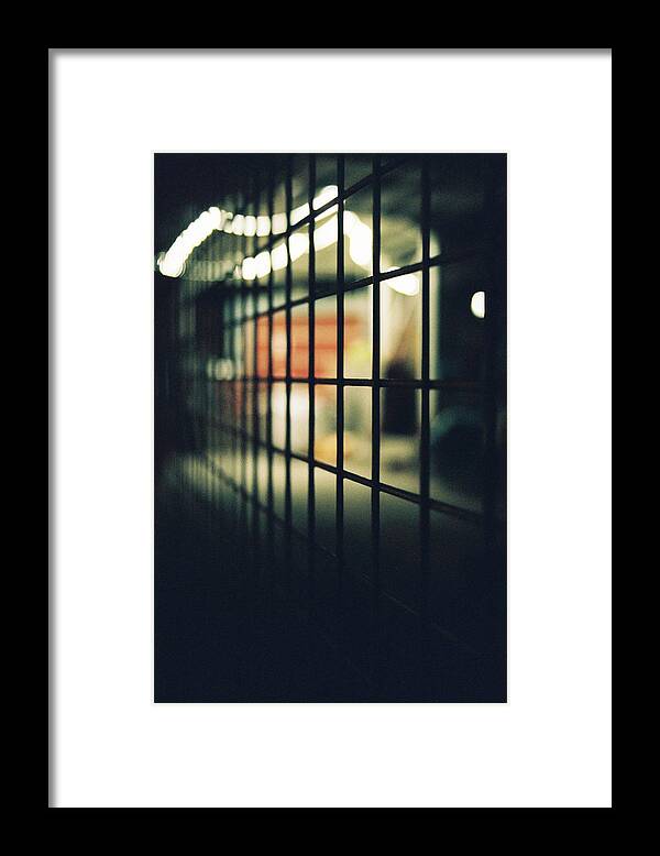 Construction Framed Print featuring the photograph Closed construction site by Barthelemy De Mazenod