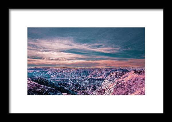 2020-11-17 Framed Print featuring the photograph Cloud Over the Badlands by Phil And Karen Rispin